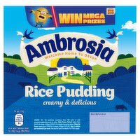 Ambrosia Ready To Eat Rice Pudding Pots 4 x 125g