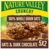 Nature Valley Crunchy Oats & Dark Chocolate Cereal Bars 5 x 42g (210g)