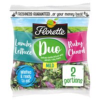 Florette Lambs Lettuce & Ruby Chard Duo Salad 70g