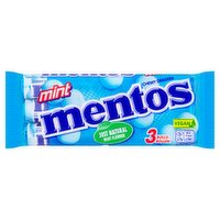 Mentos Chewy Dragees Mint Flavour 3 x 38g