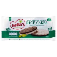 Kelkin Mint Flavoured Dark Chocolate Rice Cakes 100g