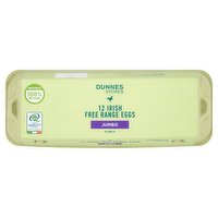 Dunnes Stores Free Range Eggs 12 Big Fresh Irish Eggs Very Large/Large