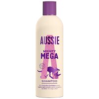 Aussie Mighty Mega Shampoo - Vegan - Lightweight, Gentle For Mega Bonza Bounce Hair, 300ml