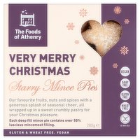 The Foods of Athenry Very Merry Christmas Starry Mince Pies 280g