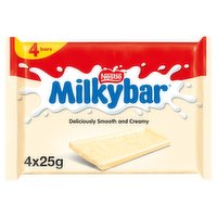 Milkybar White Chocolate Bar Multipack 4 Pack 25g