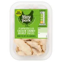 Moy Park Flamegrilled Chicken Chunky Breast Pieces 200g