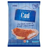 Dunnes Stores Breaded Cod Fillets 600g