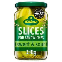 Kühne Slices for Sandwiches 330g