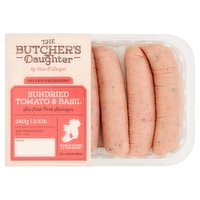 The Butcher's Daughter By Una O' Dwyer Sundried Tomato & Basil Sausage 340g