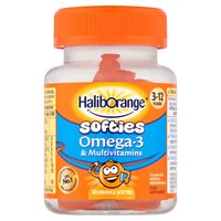 Haliborange Softies Omega-3 & Multivitamins 3-12 Years 30 Orange Softies