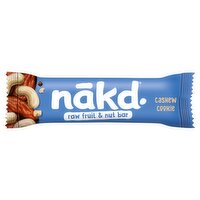 nākd. Cashew Cookie Raw Fruit & Nut Bar 35g