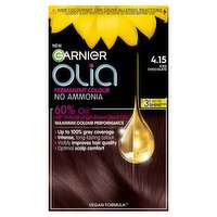 Garnier Olia 4.15 Iced Chocolate No Ammonia Permanent Hair Dye