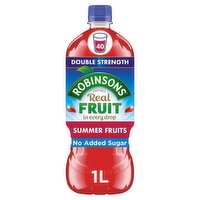 Robinsons Double Concentrate Summer Fruits No Added Sugar Squash 1L