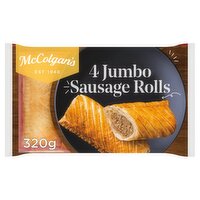 McColgan's 4 Jumbo Sausage Rolls 320g