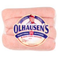 OLHAUSEN'S 8 Irish Pork Sausages 227g