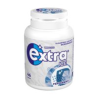 Extra Ice Peppermint Chewing Gum Sugar Free Bottle 46 Pieces