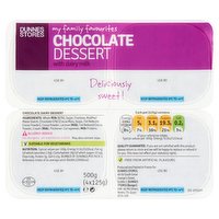 Dunnes Stores My Family Favourites Chocolate Dessert with Dairy Milk 4 x 125g