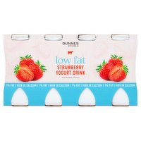 Dunnes Stores My Family Favourites Low Fat Strawberry Yogurt Drink 8 x 100g