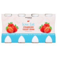 Dunnes Stores Low Fat Strawberry Yogurt Drink 8 x 100g