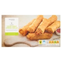 Dunnes Stores 6 Large Vegetable Spring Rolls 360g