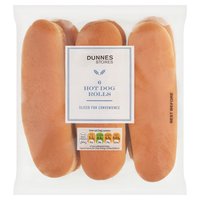 Dunnes Stores 6 Hot Dog Rolls 420g