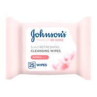 JOHNSON'S® Make-Up Be Gone 5-in-1 Refreshing Cleansing Wipes 25 Wipes