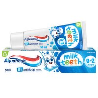 Aquafresh Kids Fluoride Toothpaste, Milk Teeth Toothpaste, For Ages 0-2, 50ml 