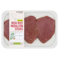 Dunnes Stores Low Fat Irish Beef Medallion Steaks 380g