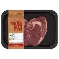 Dunnes Stores 21 Day Matured Irish Beef Rib Eye Steaks 360g