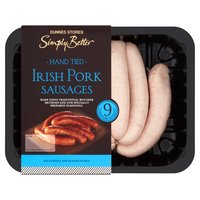 Dunnes Stores Simply Better 9 Hand Tied Irish Pork Sausages 338g