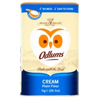 Odlums Bake with the Best Cream Plain Flour 1kg