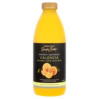 Dunnes Stores Simply Better Freshly Squeezed Valencia Orange Juice with Bits 1 Litre