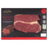 Dunnes Stores Simply Better 2 Irish Angus Striploin Steaks 450g