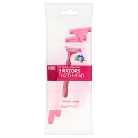 Dunnes Stores My Family Favourites 5 Razors Fixed Head Twin Blade