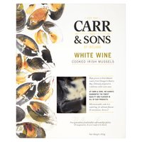 Carr & Sons of Ireland White Wine Cooked Irish Mussels 450g