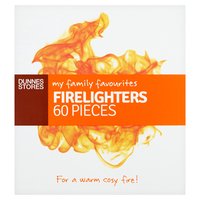 Dunnes Stores My Family Favourites Firelighters 60 Pieces
