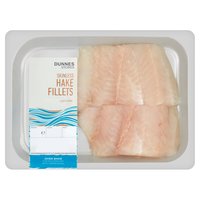 Dunnes Stores Skinless Hake Fillets 250gm