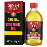 Seven Seas Original Cod Liver Oil Plus Omega-3 Fish Oil 450ml