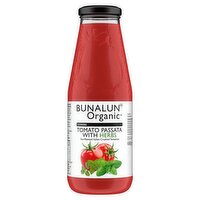 Bunalun Organic Cooking Crushed Tomato Passata with Herbs 680g