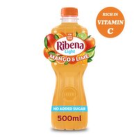 Ribena Mango and Lime Juice Drink No Added Sugar 500ml