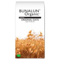 Bunalun Organic Cooking Original Porridge Oats 1kg