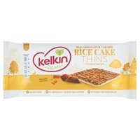Kelkin Milk Chocolate & Caramel Rice Cake Thins 80g
