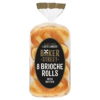 Baker Street 8 Brioche Rolls with Butter