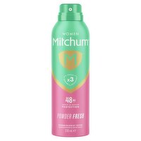 Mitchum Women Triple Odor Defense 48HR Protection Powder Fresh Antiperspirant & Deodorant 200ml