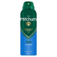 Mitchum Men Triple Odor Defense 48HR Protection Ice Fresh Antiperspirant & Deodorant 200ml