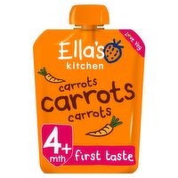 Ella's Kitchen Organic Carrots First Tates Baby Food Pouch 4+ Months 70g