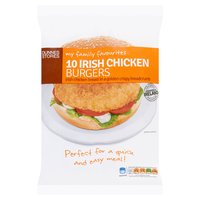 Dunnes Stores My Family Favourites 10 Irish Chicken Burgers 680g