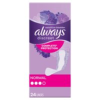 Always Discreet Incontinence Pads Normal x24