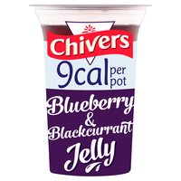 Chivers 9 Cal Blueberry & Blackcurrant Flavour Jelly 150g