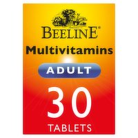 Beeline Multivitamins Comprehensive Nutrition Support Adult 30 Easy Swallow One-a-Day Tablets